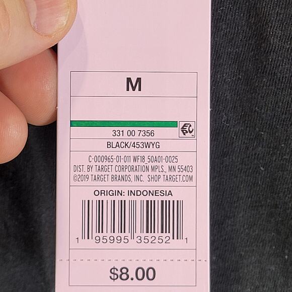 Wild Fable Short Sleeve Crew Neck Tee, Black, Size M, NWT - Picture 4 of 6